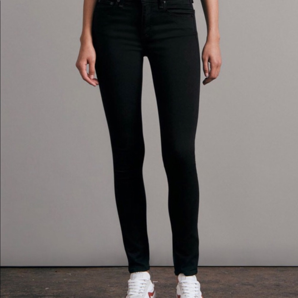 rag & bone Black Skinny Jeans